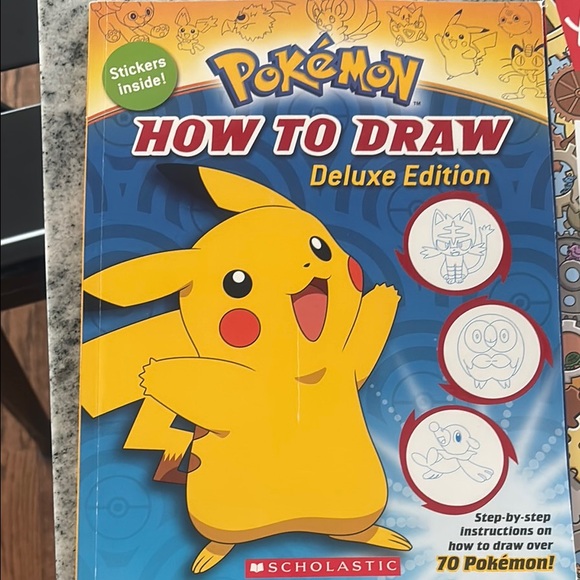Pokemon How to Draw Deluxe Edition Book - Picture 1 of 2